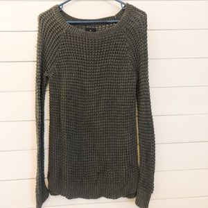 American Eagle long gray sweater